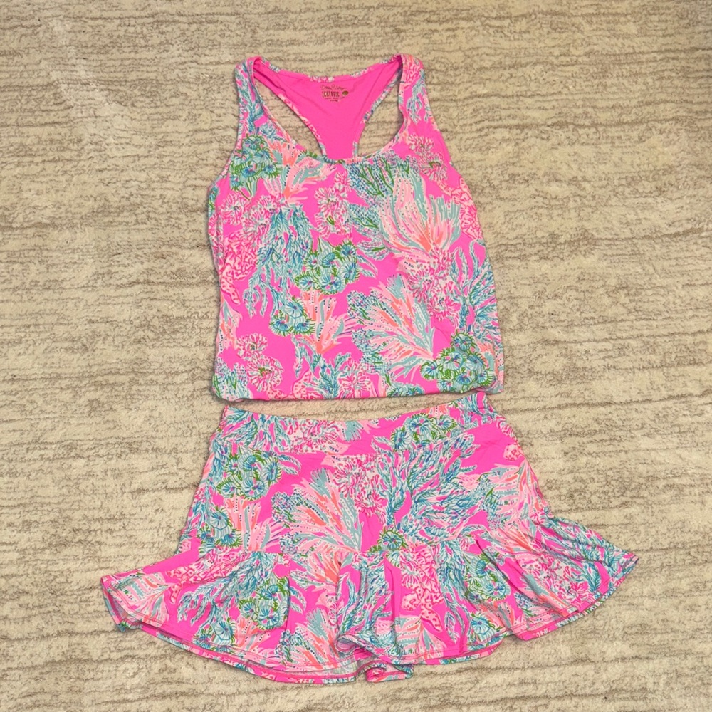 Lilly Pulitzer Pink Luxletic Set